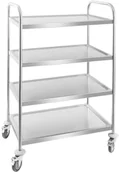 Wózki na żywność - Royal Catering Wózek kelnerski RCSW 4 4-półkowy RCSW 4 RCSW 4 - miniaturka - grafika 1