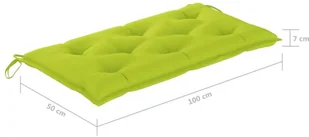 vidaXL 2-os huśtawka ogrodowa bambus i liście palmy poduszka 202cm 3063934 - Huśtawki - miniaturka - grafika 33