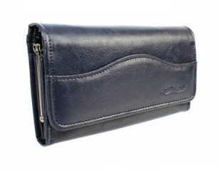 CRIS-POL (PL) Klasyczny Portfel Damski Skórzany CRIS-POL(PL) Skóra Licowa 16,5 cm Klamra Wewnątrz Wygodny - Portfele - miniaturka - grafika 2