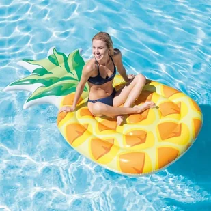 Intex Jednoosobowy materac PINEAPPLE dla 1 osoby 216x124 cm B07572YKC9 - Materace turystyczne - miniaturka - grafika 8