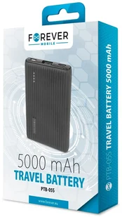 Forever PTB-05S 5000mAh Czarny - Powerbanki - miniaturka - grafika 3