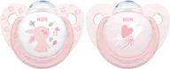 Smoczki uspokajające - NUK Smoczek uspokajający silikonowy 0-6m Trendline BABY ROSE 1szt 730052 44542 - miniaturka - grafika 1