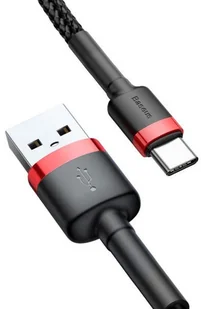 Baseus Kabel Cafule USB-C 3A 0.5M red black CATKLF-A91 - Kable USB - miniaturka - grafika 12