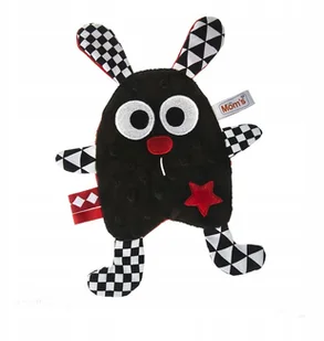 Hencz Przytulanka szeleszcząca stworek czarno-czerwony 969 - Maskotki i pluszaki - miniaturka - grafika 2