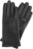 Rękawiczki - Wittchen Damskie rękawiczki ze skóry z przeszyciami 39-6L-224-1 - miniaturka - grafika 1