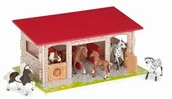 Akcesoria jeździeckie - Papo Stajnia angielska dla koni - PAPO 60104 - miniaturka - grafika 1
