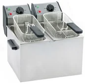 Frytownice gastronomiczne - Stalgast Frytownica nastawna 2x5 l., 2x3,2 kw Roller grill / 777323 - miniaturka - grafika 1