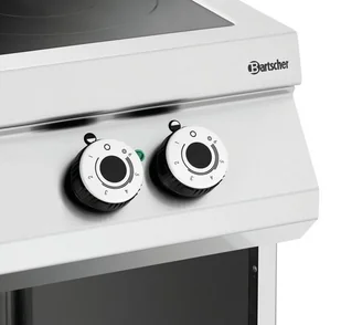 Bartscher 2-PALNIKOWA KUCHNIA CERAMICZNA 2 X 4 KW 400 V 296411 - Piece, kotły  i płyty grzejne gastronomiczne - miniaturka - grafika 2