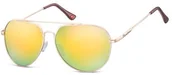 Okulary przeciwsłoneczne - Montana Pilotki okulary aviator MS90E lustrzanki MS90E - miniaturka - grafika 1