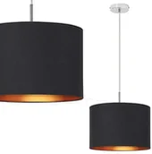 Lampy sufitowe - Rabalux Monica czarna lampa wisząca 2526 2526 - miniaturka - grafika 1