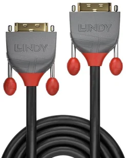 Lindy 36234 Przedłużacz DVI-D Dual Link Anthra Line 5m LY-36234 - Kable - miniaturka - grafika 2