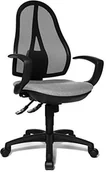 Fotele i krzesła biurowe - Topstar Open Point SY OP20QG20 obrotowy fotel biurowy z podłokietnikami i obiciem z tkaniny, czarny OP20QG23 - miniaturka - grafika 1