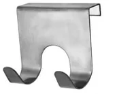 Wieszaki łazienkowe - Bisk WIESZAK TRENDY 2-HAK STALOWY s5.24637666 - miniaturka - grafika 1