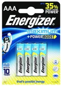 Baterie i akcesoria - Energizer Baterie Maximum AAA LR03 4 sztuki - miniaturka - grafika 1