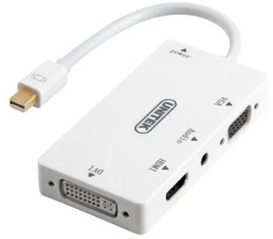 Unitek Adapter AV miniDisplayPort na HDMI/DVI/VGA/Audio Y-6354 - Adaptery i przejściówki - miniaturka - grafika 7