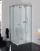 Kabiny prysznicowe - Huppe Vista pure 4-kąt 90x90 VT0551C91322 - miniaturka - grafika 1