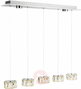 Globo Lighting Oświetlenie Amur Lampa Wisząca LED Chrom, 1-punktowy 49350-52H - Lampy sufitowe - miniaturka - grafika 3