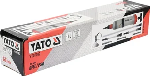 Yato ODSYSARKA RĘCZNA DO PŁYNÓW EKSPLOATACYJNYCH1,5 L Z 6 ADAPTERAMI - Narzędzia warsztatowe - miniaturka - grafika 5