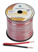 Kable - CABLETECH Kabel głośnikowy 0,5mm czarno-czerwony LEC-KAB0382 - miniaturka - grafika 1