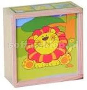 Brimarex Klocki Drewniane Żółw ZD-840-6863 - Klocki - miniaturka - grafika 2