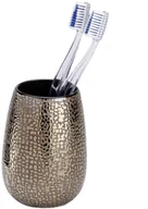 Kubki na szczoteczki do zębów - Wenko Pojemnik na szczoteczki do zębów Marrakesh, brązowy, 8x12 cm - miniaturka - grafika 1