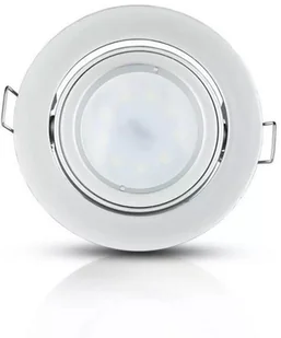 v-tac Oprawa Oczko V-TAC Aluminiowa Odlew GU10 Okrągła Ruchoma Srebrno Szary VT-775 - Oprawy, klosze i abażury - miniaturka - grafika 4