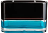 Kubki na szczoteczki do zębów - AWD Interior Kubek na szczoteczki Laguna czarno-niebieski - miniaturka - grafika 1