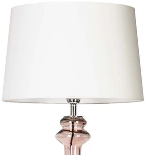 4concepts Stojąca LAMPA nocna VERSAILLES TRANSPARENT COPPER L204461228 abażurowa LAMPKA sypialniana biała L204461228 - Lampy stojące - miniaturka - grafika 3