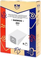 Worki do odkurzaczy - K&M Worek do odkurzacza K&M D03 (5 sztuk) - miniaturka - grafika 1