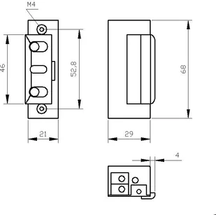 ZACZEP ELEKTROMAGNETYCZNY R4-24.20 R4-24.20 - Kontrola dostępu - miniaturka - grafika 4