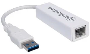 Manhattan Konwerter USB 3 0 - Wtyk RJ-45 Ethernet 10/100/1000 GIGA - Wtyczki i adaptery - miniaturka - grafika 3