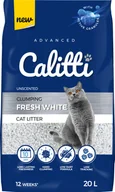 Żwirek dla kotów - CALITTI Fresh white żwirek bentonitowy 20L - miniaturka - grafika 1