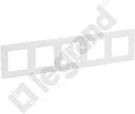 Klawisze i ramki - Legrand Ramka pięciokrotna Niloe Step 863195 86 x 370 mm biała - miniaturka - grafika 1