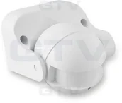 Czujniki ruchu i zmierzchu - GTV CZUJNIK MIKROFALOWY RUCHU CM-1. max. 1200W. AC 220-240V. 50/60Hz. KĄT DZIAŁANIA 180. ZASIĘG 1-8m 1.5- 3.5m. IP44. WSPÓŁPRACUJE Z LED. NATYNKOWY. BIAŁY AE-CM1000-00 - miniaturka - grafika 1