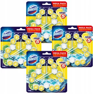 Domestos Trio Power 5 Lawenda Zawieszka Wc 12szt - Środki do WC - miniaturka - grafika 10