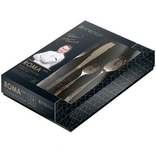 Ambition Zestaw sztućców Roma dla 6 osób 24 elementy 83893 - Zestawy sztućców - miniaturka - grafika 2