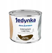 Farby zewnętrzne - Jedynka D&p Drewno i METAL0,2 C.brązowy Satyna - miniaturka - grafika 1