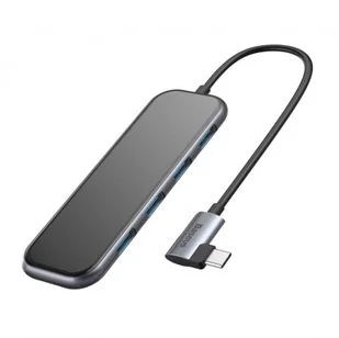Baseus Baseus Mirror series USB-C adapter with 4xUSB 3.0 USB hub - 4 - CAHUB-EZ0G - Huby USB - miniaturka - grafika 2