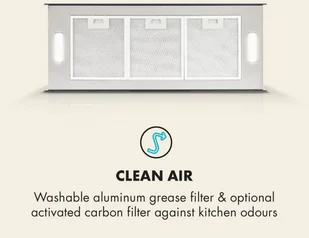 Klarstein Kronleuchter XL 90 Czarny (CGCH2-KronleuchterXL) - Okapy kuchenne - miniaturka - grafika 4