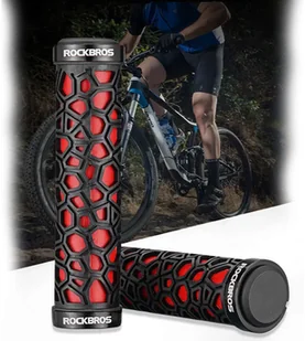 RockBros Chwyty rowerowe Gripy do kierownicy RockBros 2017-14ARD Czerwone 10336X2 - Gadżety dla graczy - miniaturka - grafika 9
