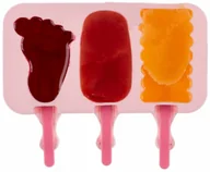 Akcesoria do lodu - Forma silikonowa na lody na patyku, różowy - miniaturka - grafika 1