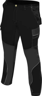 YATO SPODNIE ROBOCZE Z ELASTANEM I ODBLASKOWYMI WSTAWKAMI CZARNE ROZM 2XL - Odzież robocza - miniaturka - grafika 6