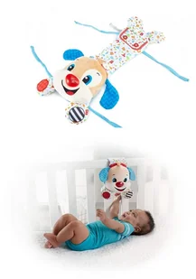 Fisher Price Śpiewający szczeniaczek do łóżeczka FHJ11 - Maskotki i pluszaki - miniaturka - grafika 6