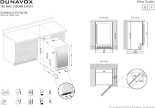 Dunavox DAUF-38.100DB - Chłodziarki do wina - miniaturka - grafika 3