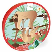 Puzzle - Scratch 276181193 puzzle konturowe dla dzieci, mini Shape Puzzle leniwiec, 35 elementów 276181193 - miniaturka - grafika 1