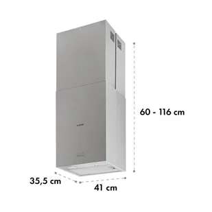 Klarstein CGCH3-Structura-S/S - Okapy kuchenne - miniaturka - grafika 2