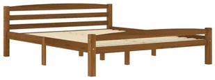 vidaXL Lumarko Rama łóżka, miodowy brąz, lite drewno sosnowe, 160 x 200 cm 322079 - Łóżka - miniaturka - grafika 2