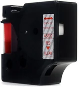 Taśmy do drukarek barwiące - Dymo JetWorld Taśma D1 Czerwony na Przezroczystym 19mm x 7m 45802) S0720820) stron JWT-D45802N - miniaturka - grafika 1