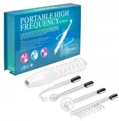 Pozostałe urządzenia kosmetyczne - DARSONVAL elektrostymulacja włosów skóry 4 peloty - miniaturka - grafika 1