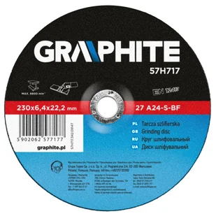 Graphite do metalu 230x6,4x22mm 57H717 - Materiały ścierne - miniaturka - grafika 3